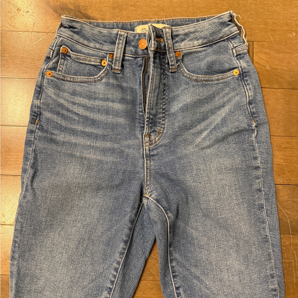 Madewell High Rise Blue Jeans